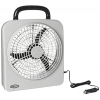 RoadPro RP8000 10" Indoor/Outdoor Dual Power Fan - B00KJGRLJI